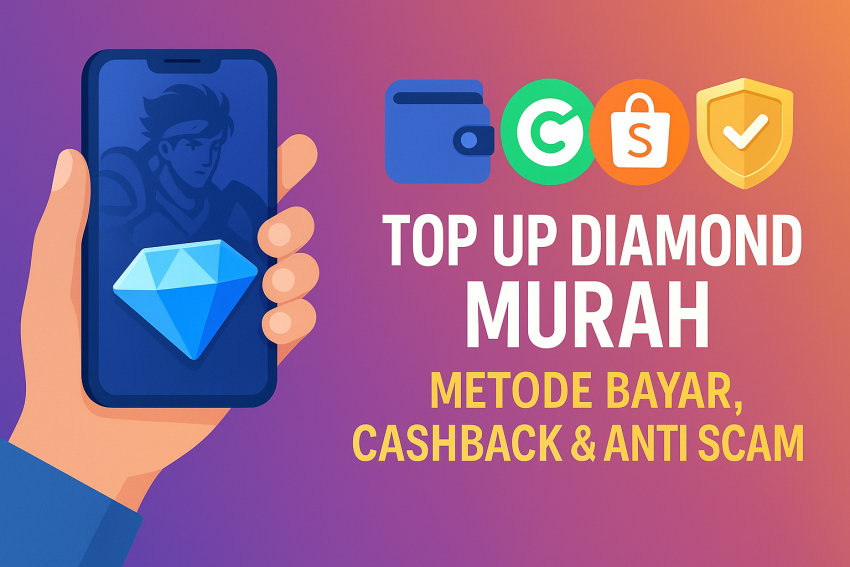 Top Up Diamond Murah Metode Bayar Cashback & Anti-Scam